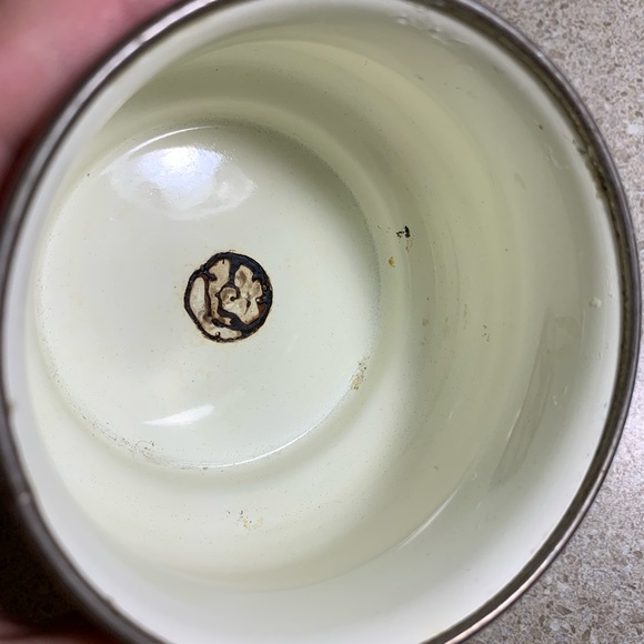 MacKenzie-Childs Checkered Pot - Black, White, Cream - Picture 5 of 9